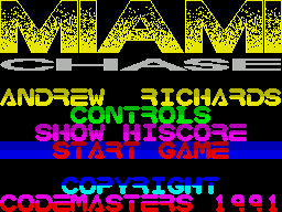 Miami Chase (1991)(Codemasters)